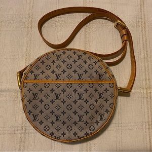 Vintage Louis Vuitton Monogram Denim Circle Crossbody Bag